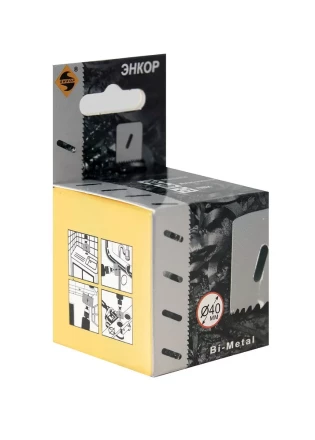 Коронка Bi-Metal Ф40 мм М3 Энкор 24140 купить в Муравленко