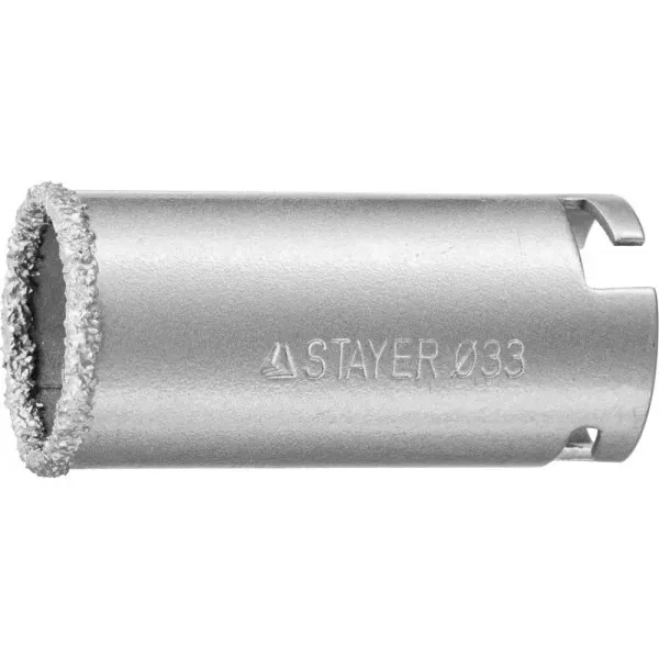 Коронка STAYER "PROFESSIONAL" кольцевая с карбидно-вольфрамовой крошкой, d=33мм 33345-33 купить в Муравленко