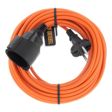 Удлинитель-шнур силовой Denzel Garden Series, б/з, ПВС, 10м, 1 розетка, 2 x 1 мм, 3 м, 37401 купить в Муравленко