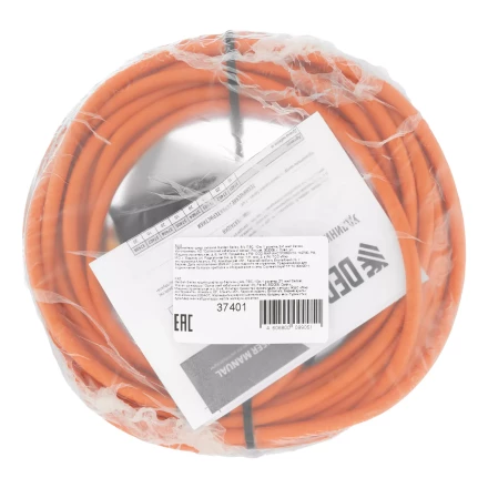 Удлинитель-шнур силовой Denzel Garden Series, б/з, ПВС, 10м, 1 розетка, 2 x 1 мм, 3 м, 37401 купить в Муравленко