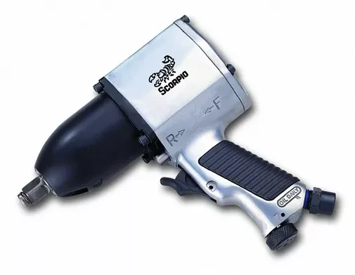 Пневмогайковерт SCORPIO YU-1200P 1/2” 62 кг/м, 2,4 кг, 340 л/мин  New Pin Clutch купить в Муравленко