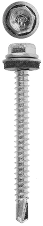 Саморезы ЗУБР &quot;ПРОФЕССИОНАЛ&quot; оцинков., для крепл. кров. матер. к дерев. обреш., 4.8х60мм, 1000шт 4-300310-48-060 купить в Муравленко