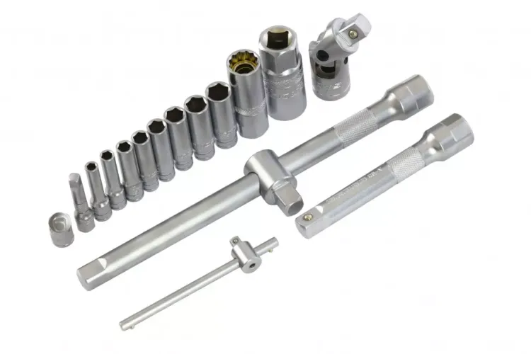 Набор инструментов 78 предметов , 120 зубьев, CrV, 1/4", 1/2" Gross 14148 купить в Муравленко