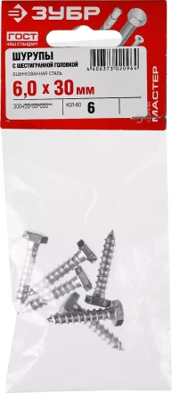 Шурупы ШДШ с шестигранной головкой (DIN 571) пакет серия МАСТЕР купить в Муравленко