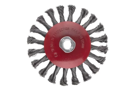 Кордщетка HAMMER тарелка 125мм для УШМ витая сталь (207-113) купить в Муравленко
