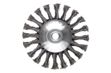 Кордщетка HAMMER тарелка 125мм для УШМ витая сталь (207-113) купить в Муравленко