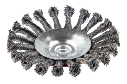 Кордщетка HAMMER тарелка 125мм для УШМ витая сталь (207-113) купить в Муравленко