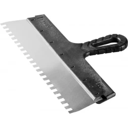 Шпатель ЗУБР &quot;МАСТЕР&quot; ФАСАДНЫЙ, нержавеющее полотно, 350мм, зуб 8х8мм 10078-35-08