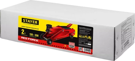 Домкрат гидравлический подкатной &quot;RED FORCE&quot;, 2т, 130-350мм, STAYER 43153-2 43153-2 купить в Муравленко