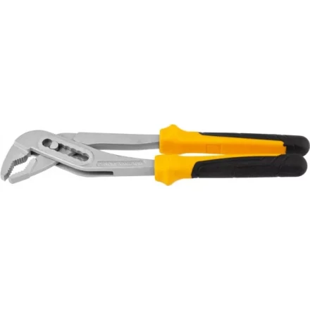 Клещи переставные JCB, хромированное покрытие, двухкомпонентная рукоятка, CrV cталь, 250мм JPL015 купить в Муравленко