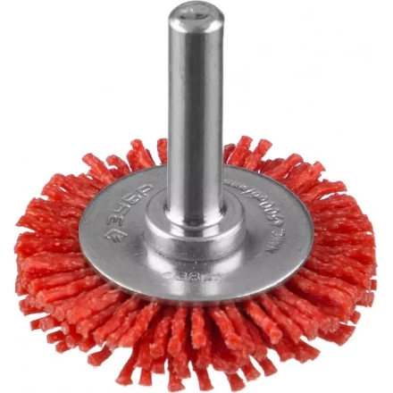 ЗУБР &quot;ПРОФЕССИОНАЛ&quot;. Щетка дисковая для дрели, нейлоновая проволока с абразивным покрытием, 38мм 35161-038_z02 купить в Муравленко