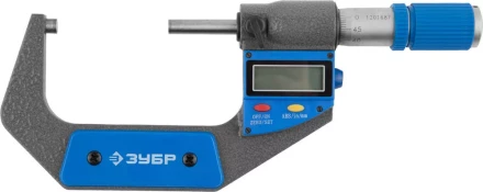 Микрометр ЗУБР &quot;ЭКСПЕРТ&quot; гладкий цифровой, МКЦ 75, диапазон 50-75мм, шаг измерения 0,001мм 34482-75 купить в Муравленко