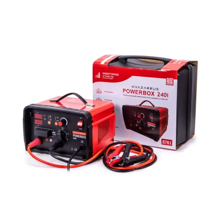 Инверторное пуско-зарядное устройство KVAZARRUS PowerBox 240i, таймер, пластиковый кейс купить в Муравленко