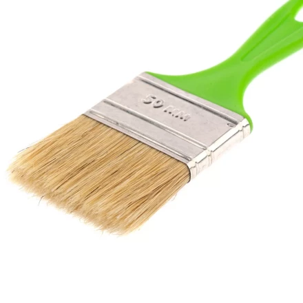 Кисть флейцевая &quot;Евро&quot;, 50 x 8, натуральная щетина, пластиковая ручка Сибртех 83302 купить в Муравленко