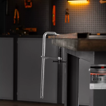 Струбцина F-образная Denzel, 80x300мм, кованая 20466 купить в Муравленко