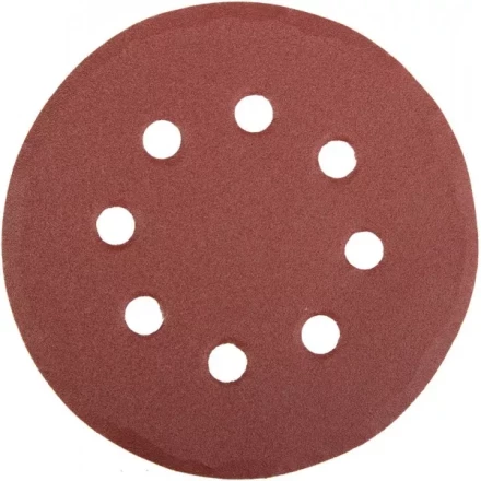 Круг шлифовальный универсальный STAYER &quot;MASTER&quot; из абразивной бумаги на велкро основе, 8 отверстий, Р180, 115мм, 5шт 35450-115-180 купить в Муравленко