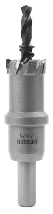 ТСТ коронка MESSER 22X25 с центрирующим сверлом и толкающей пружиной купить в Муравленко