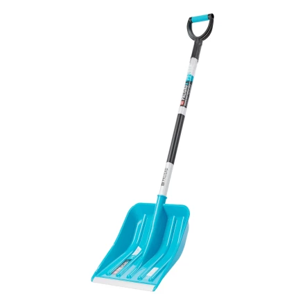 Лопата для уборки снега Palisad 61776, полипропилен, 350х405х1300мм, алюминиевый черенок, ПВХ накладка, LUXE купить в Муравленко
