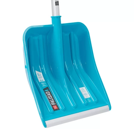 Лопата для уборки снега Palisad 61776, полипропилен, 350х405х1300мм, алюминиевый черенок, ПВХ накладка, LUXE купить в Муравленко