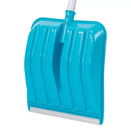 Лопата для уборки снега Palisad 61776, полипропилен, 350х405х1300мм, алюминиевый черенок, ПВХ накладка, LUXE купить в Муравленко