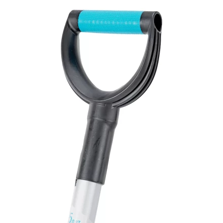 Лопата для уборки снега Palisad 61776, полипропилен, 350х405х1300мм, алюминиевый черенок, ПВХ накладка, LUXE купить в Муравленко