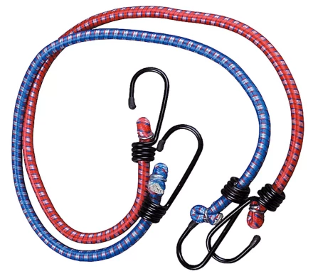 Шнур ЗУБР крепежный резиновый, со стальными крюками, 100см, 2шт 4-40507-100 купить в Муравленко