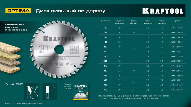 Диск пильный OPTIMA, повышенный ресурс 36951-165-20 купить в Муравленко