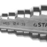 Сверло STAYER "MASTER" ступенчатое по сталям и цвет.мет., сталь HSS, d=4- 39мм,14ступ.d4-39,L -113 мм, трехгран.хв. 10мм 29660-4-39-14 купить в Муравленко