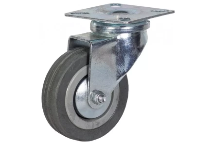 Аппаратное поворотное колесо HITCH 75*20 резина серая SCg93 (SZ084833) купить в Муравленко