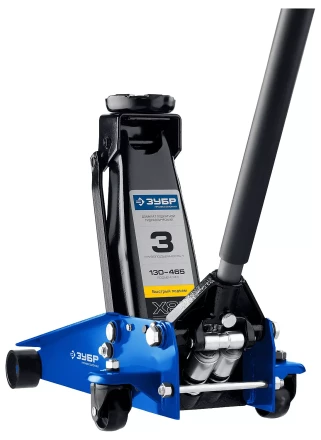 Домкрат гидравлический подкатной X80, 3т, 130-465мм, ЗУБР Профессионал 43050-3 43050-3_z01 купить в Муравленко