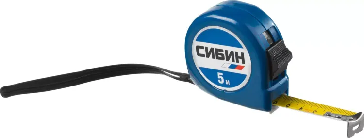 Рулетка СИБИН, пластиковый корпус, 5м/19мм 34020-05-19 купить в Муравленко