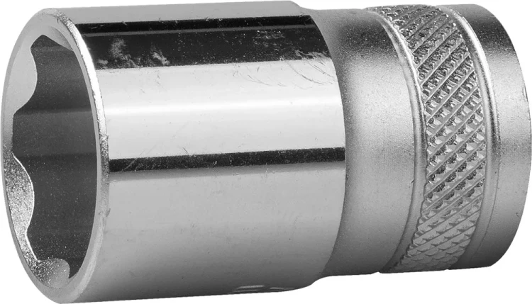 Торцовая головка KRAFTOOL "INDUSTRIE QUALITAT", Cr-V, SUPER-LOCK, хромосатинированная, 1/2", 17 мм 27801-17_z01 купить в Муравленко