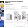 Блок STAYER "MASTER" "MAXIMA" розетка одноместная с заземлением и защитной крышкой, IP54, 16А, 220В, и выключатель одноклавишный, IP54, 10А, 220В 54311-W купить в Муравленко