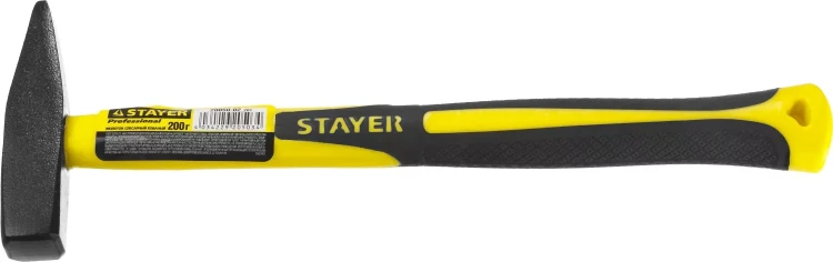 Молоток слесарный Fiberglass 200 г с фиберглассовой рукояткой, STAYER Professional 20050-02 20050-02_z01 купить в Муравленко