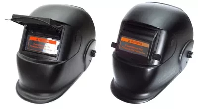 Маска сварщика BLACK GLASS с поднимающимся светофильтром DIN12 Aurora купить в Муравленко