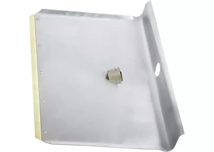 Лопата тротуарная 600х400 1,5 мм без черенка алюминиевая металлическая окантовка СИБРТЕХ 61541 купить в Муравленко