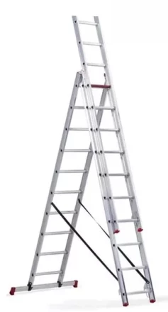Лестница 3-х секционная алюминиевая 3*10 1013307 купить в Муравленко