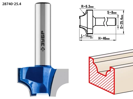 Фрезы пазовые фасонные №1 серия ПРОФЕССИОНАЛ купить в Муравленко