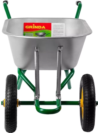 Тачка GRINDA садово-строительная двухколесная, 90 л, грузоподъемность 180 кг 422397_z01 купить в Муравленко