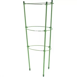 Поддержка для растений круглая h 120 см металл в пластике 4 кольца PALISAD 644035