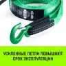 Трос буксировочный HITCH REGULAR масса авто 25т разрывная 75т 50м лента 50мм крюк-крюк (SZ071507) купить в Муравленко