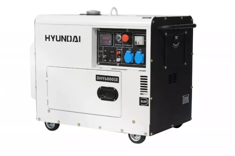 Дизельный генератор Hyundai DHY 6000SE купить в Муравленко