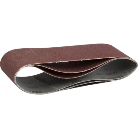 Лента шлифовальная бесконечная ЗУБР &quot;МАСТЕР&quot; на тканевой основе, для ЛШМ, P80, 75х533мм, 3шт 35542-080 купить в Муравленко