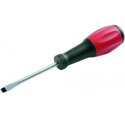 Отвертка ЗУБР &quot;МАСТЕР&quot;, хром-ванадиевая сталь, эргономичная двухкомпонентная рукоятка, SL 8,0х150мм 25231-08-15