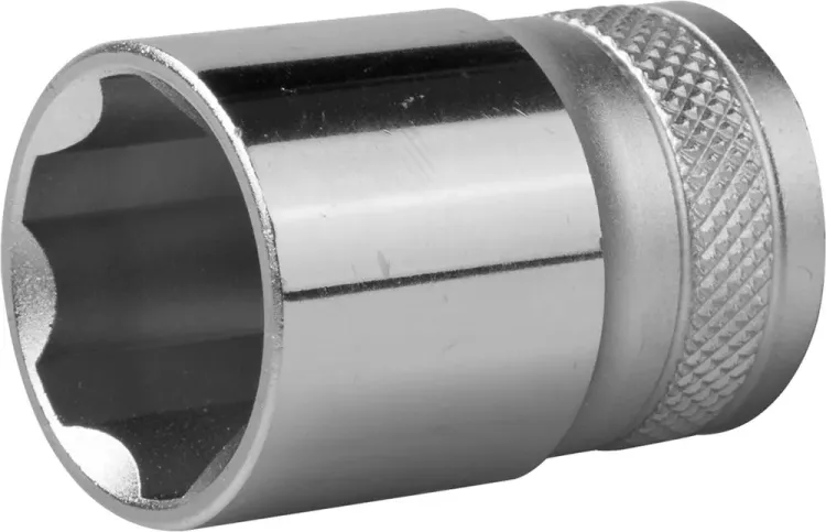 Торцовая головка KRAFTOOL "INDUSTRIE QUALITAT", Cr-V, SUPER-LOCK, хромосатинированная, 1/2", 21 мм 27801-21_z01 купить в Муравленко