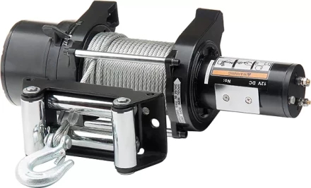Лебедка автомобильная электрическая 4.5 т 12 В  DENZEL 520505 купить в Муравленко