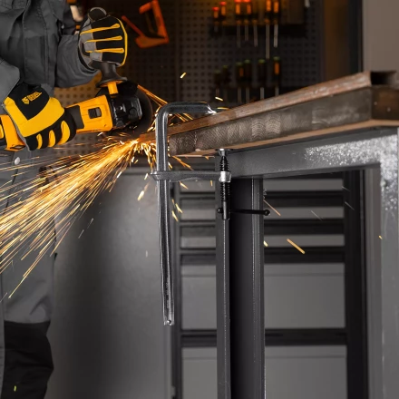 Струбцина Denzel F-образная, 100x300мм, кованая 20470 купить в Муравленко