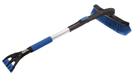 Щетка-сметка для снега со скребком  телескопическая БАРС 55324 купить в Муравленко