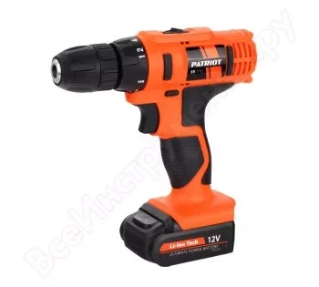 Дрель-шуруповерт аккумуляторная PATRIOT BR 111 Li в кейсе купить в Муравленко