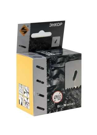 Коронка Bi-Metal Ф60 мм М3 Энкор 24160 купить в Муравленко